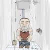 Cartoon: No toilet paper... (small) by Mandor tagged wc,toilet,book,reader