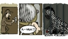 Cartoon: Sherlock (small) by Mandor tagged sherlock,prison,zebra,fingerprint