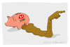 Cartoon: Swiss leaks (small) by Mandor tagged swiss,leaks,hsbc
