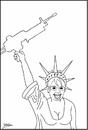 Cartoon: Sarah Liberty Palin (small) by Thamalakane tagged sarah,palin,statue,of,liberty,weapns