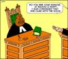 Cartoon: STRAUSS KAHN TRIAL (small) by Thamalakane tagged dominique,strauss,kahn,imf,sex,scandal,trial,judge
