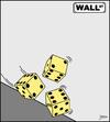 Cartoon: WALL STREET (small) by Thamalakane tagged wall street dice gambling global economy recession