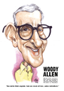 Cartoon: Woody Allen (small) by Szena tagged woody,allen,author,band,director,usa,humor