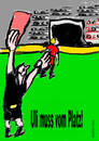 Cartoon: Uli geht! (small) by reflector tagged hoeneß,sport,steuer,fairplay