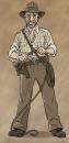 Cartoon: Indy is back (small) by Lemmy Danger tagged indiana,jones,indy,whip,hat,harrison,ford