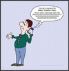 Cartoon: Milner Tinnitus Clinic (small) by Hearing Care Humor tagged tinnitus,hearing,telephone,beep