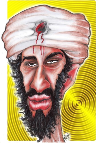 Cartoon: Osama (medium) by rubenquiroga tagged osama,bin,laden