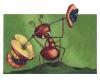 Cartoon: ameise-ant (small) by Lissy tagged illustration animals insekt ameise frucht stark character bodybuilding fitness