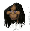 Cartoon: Whoopi Goldberg (small) by jaime ortega tagged whoopi goldberg