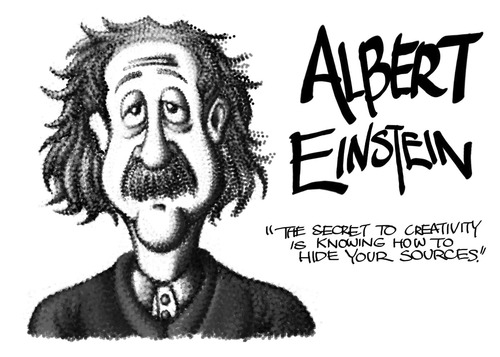 Cartoon: Albert Einstein ??? (medium) by BDTXIII tagged einstein