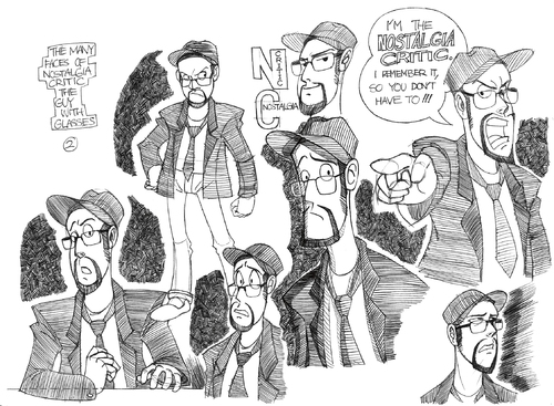 Cartoon: TMFO Nostalgia Critic SET_A (medium) by BDTXIII tagged doug,walker,nostalgia,critic