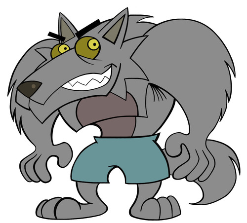 Cartoon: Werewolf cartoon (medium) by BDTXIII tagged werewolf,cartoon