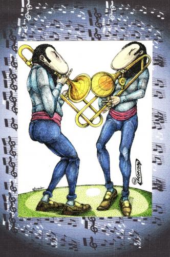 Cartoon: muzic12 (medium) by LuciD tagged lucido