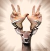 Cartoon: Who put deer antlers...? (small) by LuciD tagged lucido5,surrelism,times,art,nature,creation,god,zodiac,love,peace,humor,world,fasion,sport,music,real,animals,happy,holy,drawings,cartoon,pictures,photo,cool,mony,football,life,live,sky,flower,light,water,high,tags,lol,friend,children,sex,xxx,tv,ue,3d