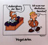Cartoon: Vegetarier (small) by Marcus Trepesch tagged food,germany