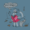 Cartoon: Feuchte Gegend (small) by Ludwig tagged feuchtgebiete,roche,feminismus,hygiene,fäkalien,analfissur