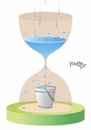 Cartoon: the rainy season (small) by Tonho tagged rain time hourglass