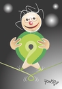 Cartoon: tightrope (small) by Tonho tagged tightrope