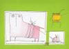 Cartoon: Sunny Birthday! (small) by flyingfly tagged greeting,card,sun,cat,gift,love,animals,birthday,surprise