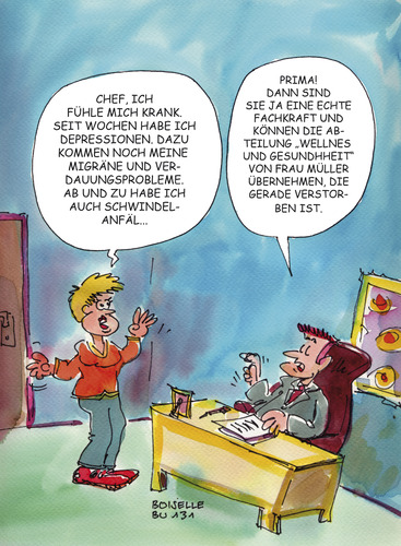 Cartoon: Buchhändler131 (medium) by Boiselle tagged buchhändler,steffen,boiselle