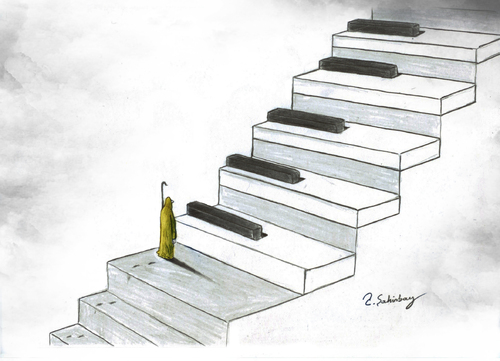 Cartoon: 415 (medium) by aytrshnby tagged piano