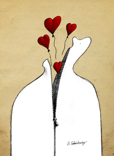 Cartoon: accumulated loves (medium) by aytrshnby tagged accumulated,loves