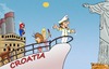 Cartoon: Croatia is going to Brasil. (small) by emir cartoons tagged croatia,brasil,2014,emir,cartoons,caricature,football