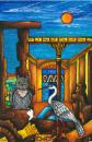Cartoon: Hauff - Caliph Stork (small) by Lyubow Talimonova tagged hauff,tale,caliph,stork