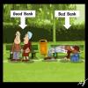 Cartoon: Bad Bank (small) by Anjo tagged bad,bank