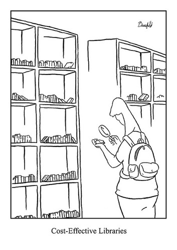 Cartoon: library (medium) by creative jones tagged books