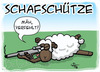 Cartoon: Schafschütze (small) by Belzebub tagged schaf,schütze,scharfschütze,sheep,shooter,sharp,sharpshooter,pun,wortwitz