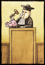Cartoon: crisis (small) by Giacomo tagged crisis,economy,judge,justice,money,box,pork,giacomo,cardelli,jack,lombrio