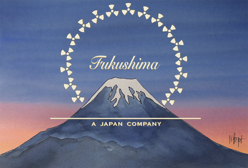 Cartoon: fukushima (medium) by No tagged japon,japan,fukushima,nuclear,nucleaire