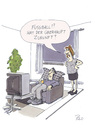 Cartoon: Fussball (small) by POLO tagged mann frau fussball tv fernsehen
