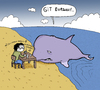 Cartoon: Whale (small) by Musluk tagged whale
