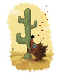 Cartoon: is it love? (small) by jodyclaire tagged cactus,hedgehog,love
