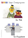Cartoon: Comedyprogramm (small) by Frank Zimmermann tagged comedyprogramm,ernie,bert,lampe,politik,politician,fcartoons,show,lüge,lie,tv,kids,cartoon