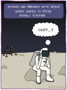 Cartoon: FLASHMOB (small) by Frank Zimmermann tagged flashmob,moon,earth,space,apollo,website