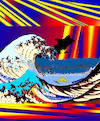 Cartoon: Japan Wave (small) by sam seen tagged japan,wave