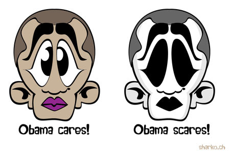 Cartoon: Obama (medium) by sharko tagged obama