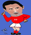 Cartoon: KING TRIKA (small) by AHMEDSAMIRFARID tagged abu trika ahly cairo egypt revolution soccer football