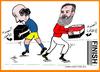 Cartoon: PRESIDENTIAL MARATHON (small) by AHMEDSAMIRFARID tagged finish,egypt,abu,ismail,omar,soliman,revolution,race,hazem