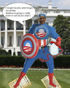 Cartoon: Captain_America (small) by SlappyMcSlappy tagged obama