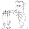 Cartoon: the puppet master (small) by Michael Augsten tagged putin,energy,europe,russia