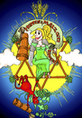 Cartoon: Hopfen  und Malz... (small) by PuzzleVisions tagged puzzlevisions,oktoberfest,bier,beer,pivo,teufel,devil,engel,angel,party,feier,hopfen,malz,sonne,lebensfreude,alkohol,alcohol,fun