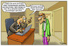 Cartoon: Verhandlungsbasis (small) by Troganer tagged cartoon,büro,gehalt,personal,chef,lohnerhöhung,mitarbeiter