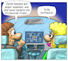 Cartoon: Zufriedene Kunden! (small) by Troganer tagged minister,audi,vw,diesel,skandal,gipfel,software,update