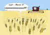 Cartoon: Das Ende einer Ähre (small) by pierre-cda tagged ähre,getreide,mähdrescher,feld,acker,landwirtschaft