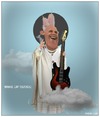 Cartoon: Wake Up! (small) by Babak Massoumi tagged pope,francis,rock,album