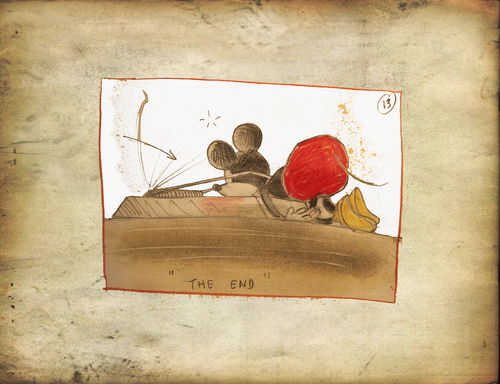 Cartoon: Mickey (medium) by o-sekoer tagged cinema